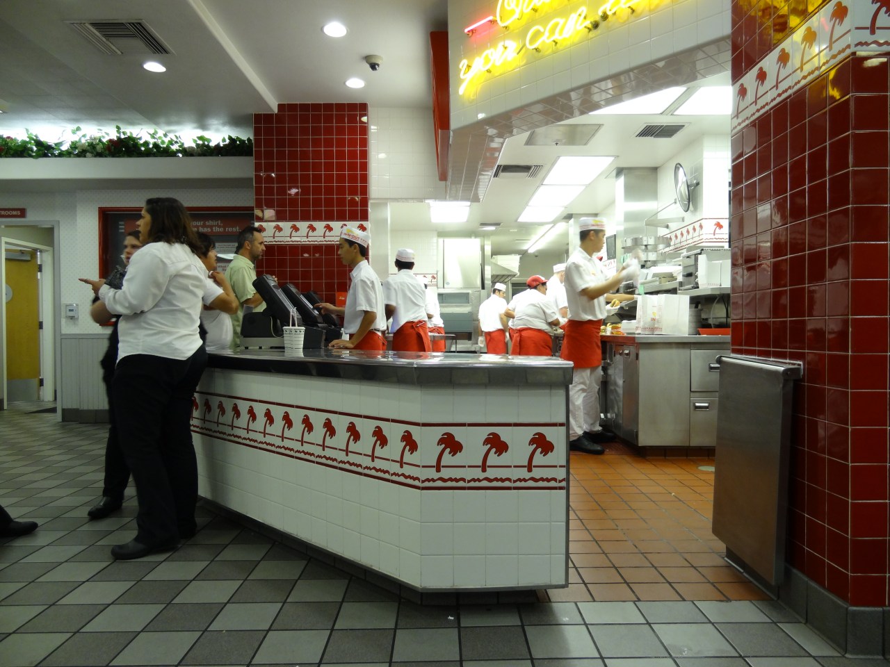 Dinner at In 'N Out Burger (with ingredients you can pronounce)