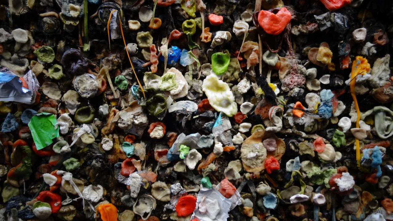 Close-Up of Chewing Gums