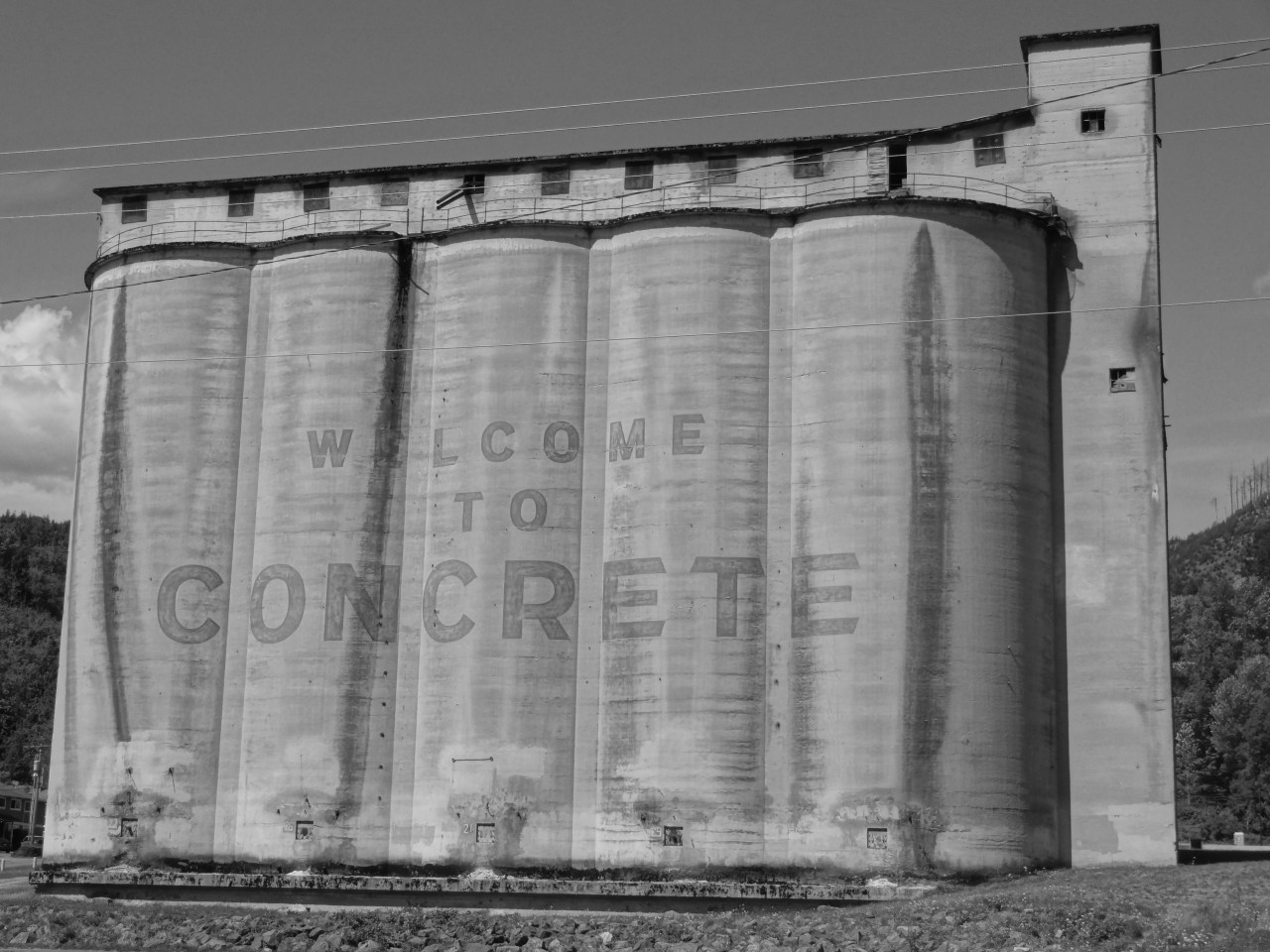 You Are Passing Through the 771-Person Village Named 'CONCRETE'... Better Not Forget It!