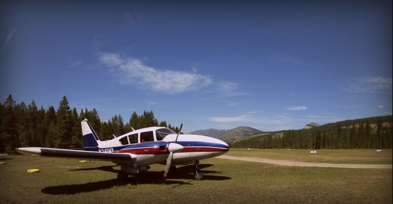 Find Old Aircraft on Empty Strip...